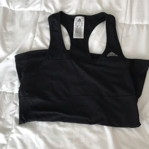 Adidas, black tank top, size medium